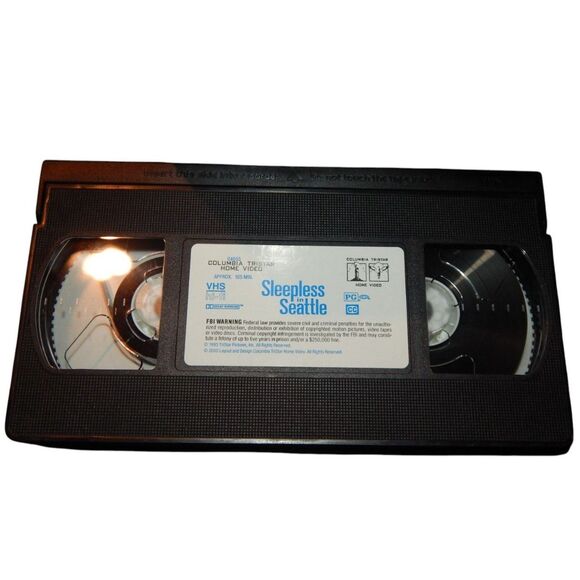 SLEEPLESS IN SEATTLE vintage VHS in original paper case Tom Hanks Meg Ryan - Picture 3 of 10